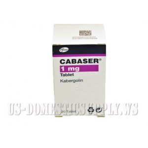 Cabaser 1mg 20tabs, Pfizer