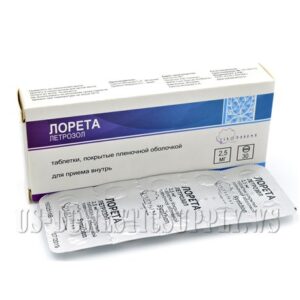 Loreta (Letrozole) 2.5mg 30tabs, Synthon Spain