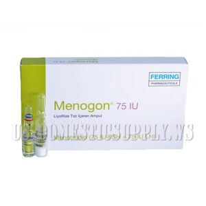 Menogon 75 IU (5amps+solvent)