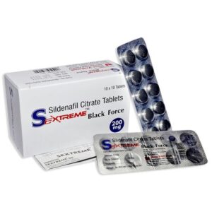 Sextreme Black Force (Viagra - Sildenafil Citrate) 200mg 10tabs, Shree Venkatesh