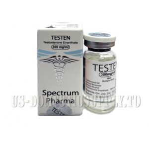 Testo E (Testosterone Enanthate) 300mg 1ml 10ml vial, Spectrum Pharma
