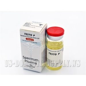 Testo P (Testosterone Propionate) 100mg 1ml 10ml vial, Spectrum Pharma